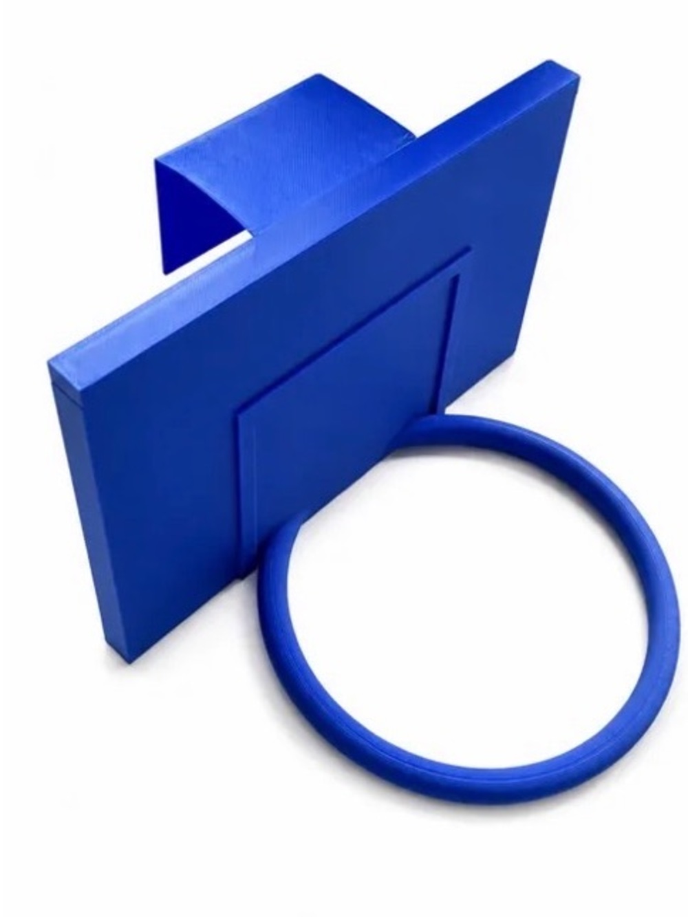 Blue Hoop Wall Mount with Round Ring
